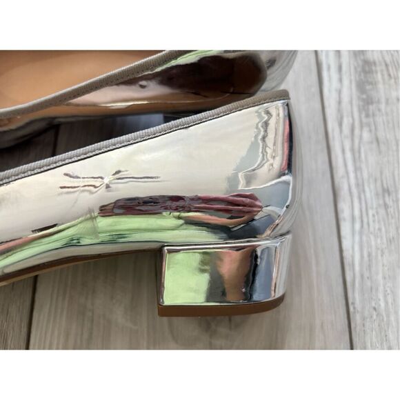 A NEW DAY Women's Joy Ballet Pumps Silver Size 6 - Picture 8 of 11